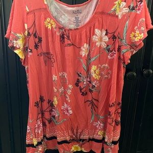 Croft & Barrow salmon colored shirt